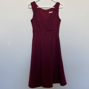 Grace Karin Dress Women Small Wine Color Babydoll